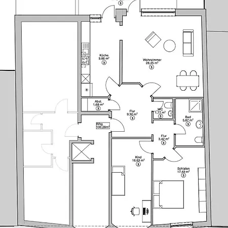 Sehr Schoene 100 Qm Zentrale Lage 5 Min Nach Aachen Apartment Wurselen